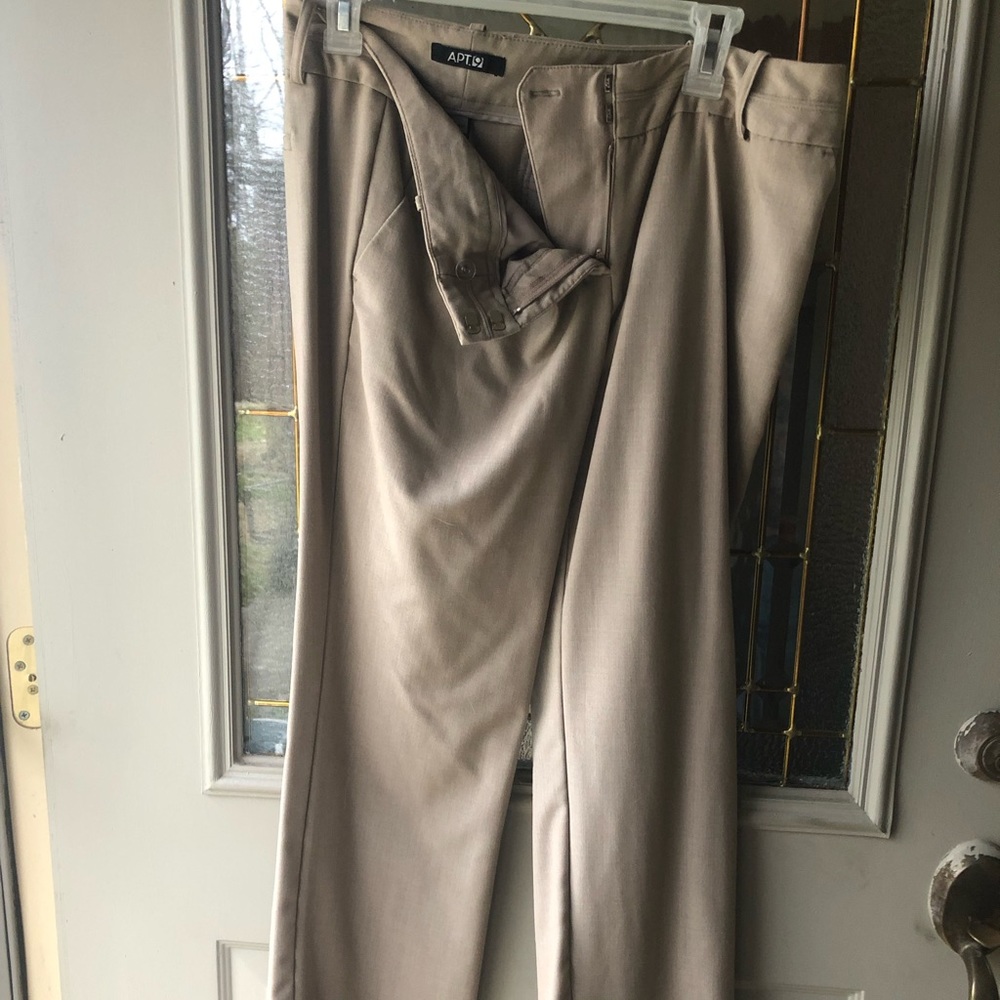 Apt 9 light brown slacks, 12P, excellent condition
